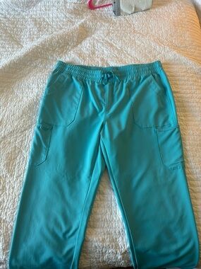 Zavate Ava Therese scrub pants in Turquoise